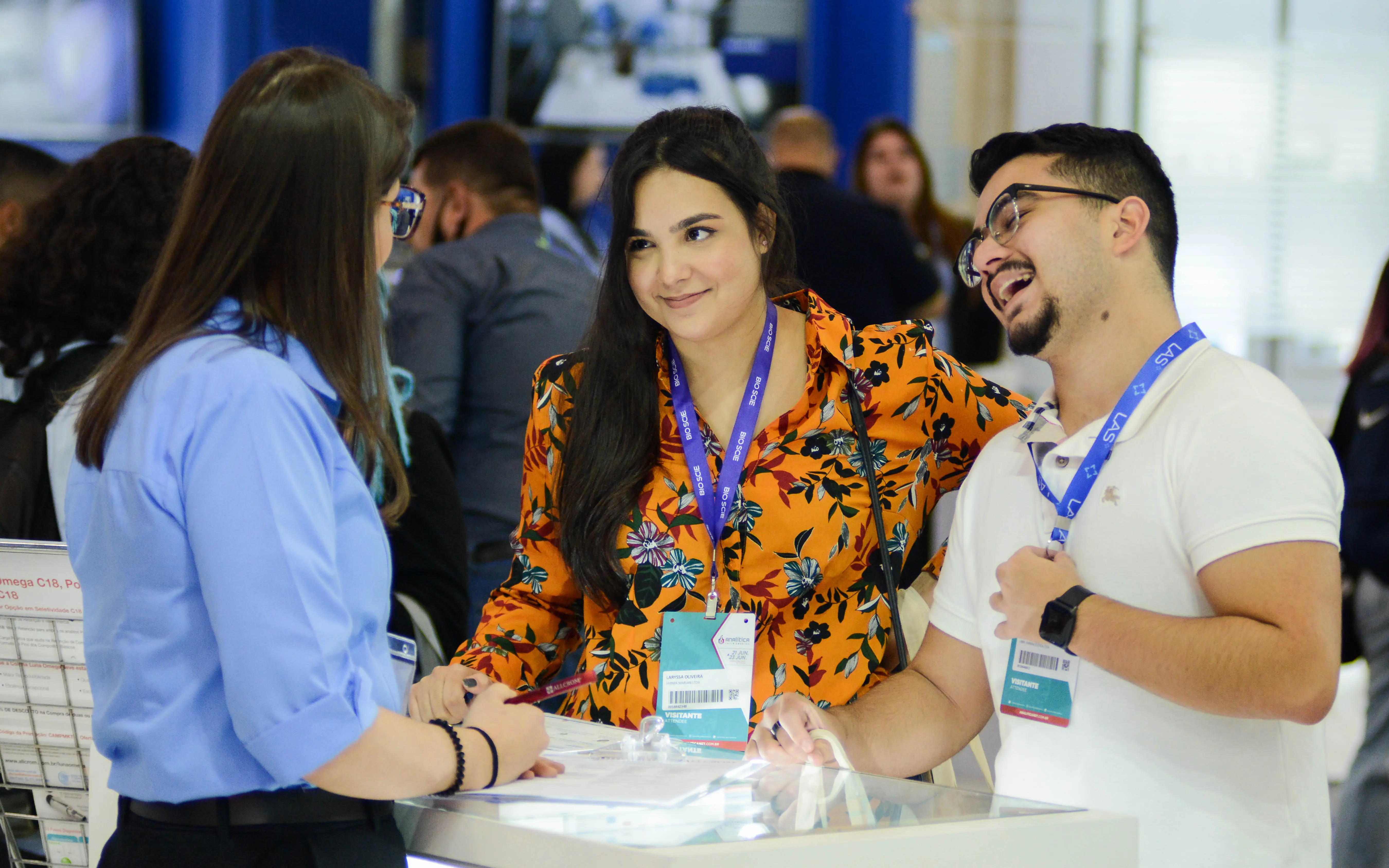 Registro espontâneo em congresso de negócios