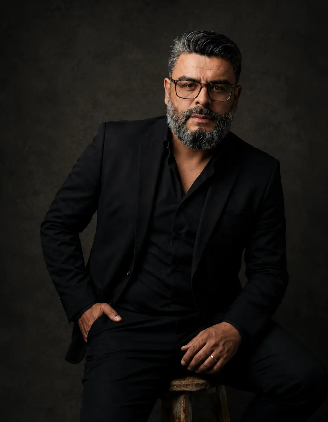 Odeval Menezes, fotógrafo corporativo, retrato em estúdio