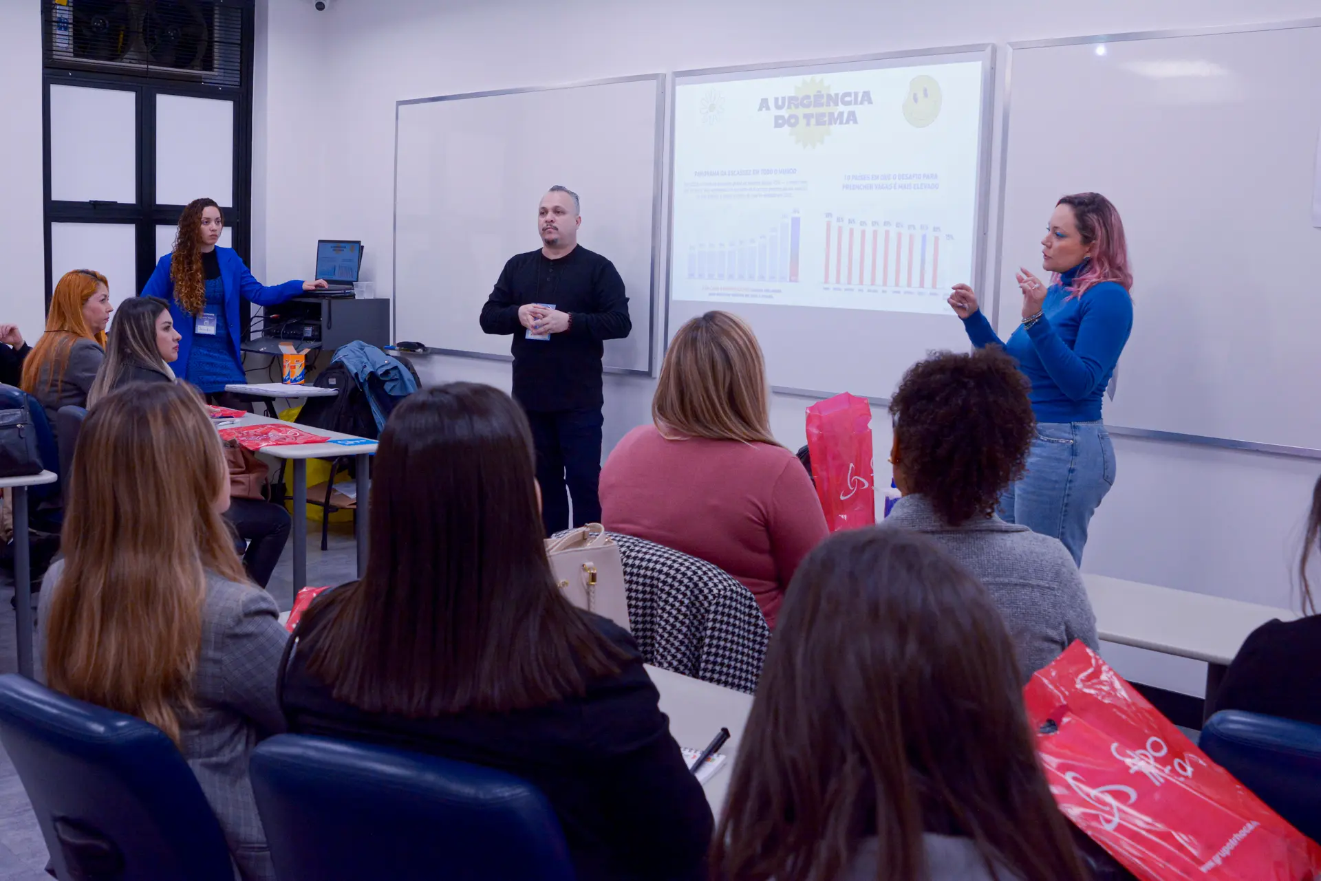 Cobertura de treinamento empresarial
